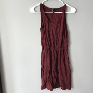 Maroon summer dress